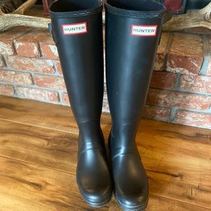 Hunter original tall rain boots